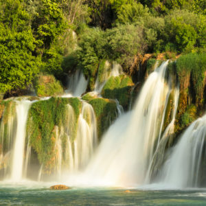 Skradinski Buk Waterfall, Krka National Park, UNESCO World Heritage Site, Dalmatia, Croatia Skradinski Buk Waterfall, Krka National Park, UNESCO World Heritage Site, Dalmatia, Croatia